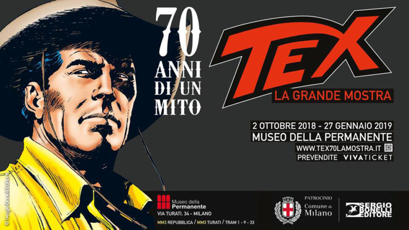 A cavallo con Tex… Alla Permanente di Milano