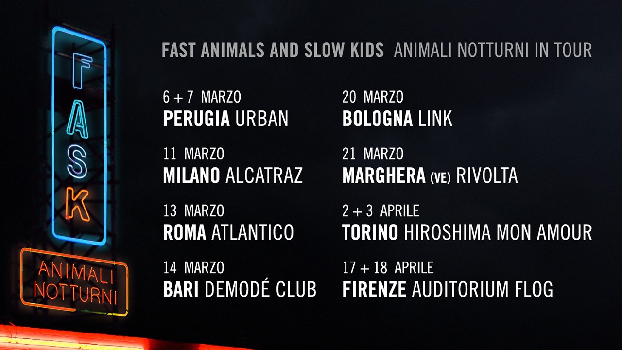 Fast Animals and Slow Kids – a marzo di nuovo in tour