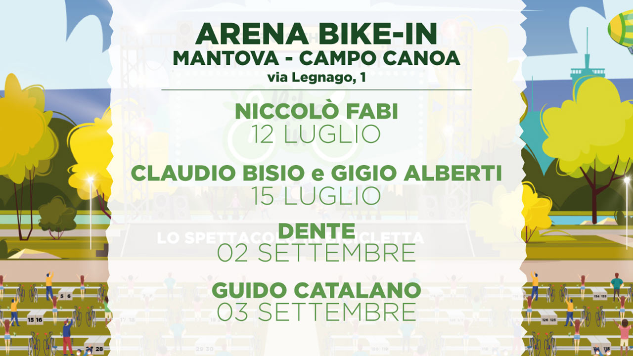 Bike-In: a Mantova un’estate di eventi dal vivo