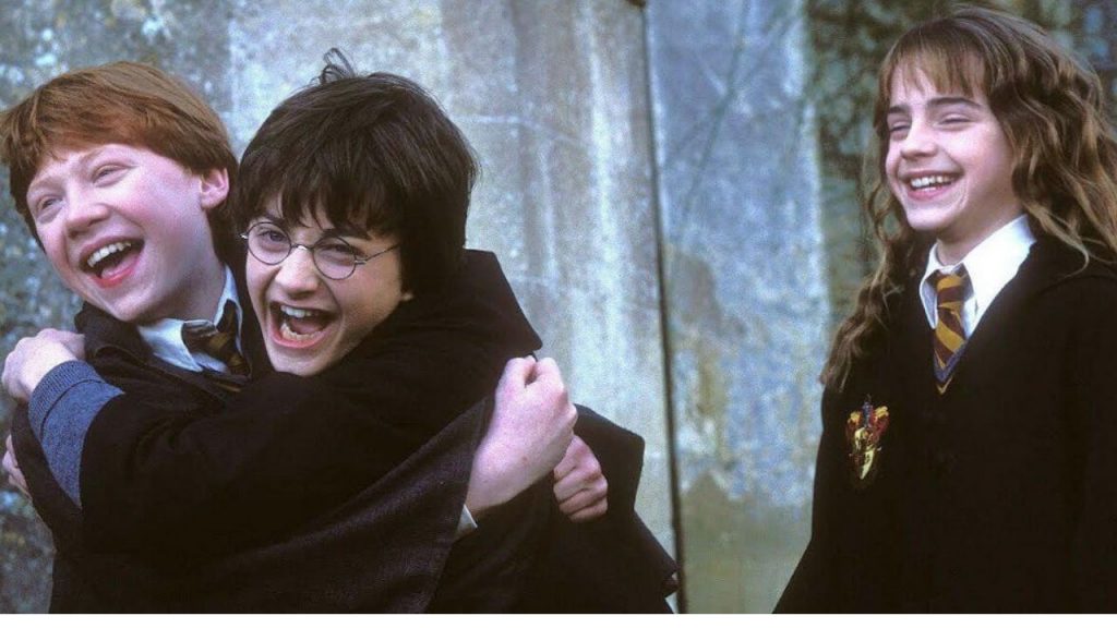 Harry, Ron ed Hermione nella saga di Harry Potter