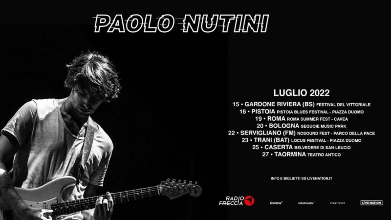 Paolo Nutini annuncia il tour italiano