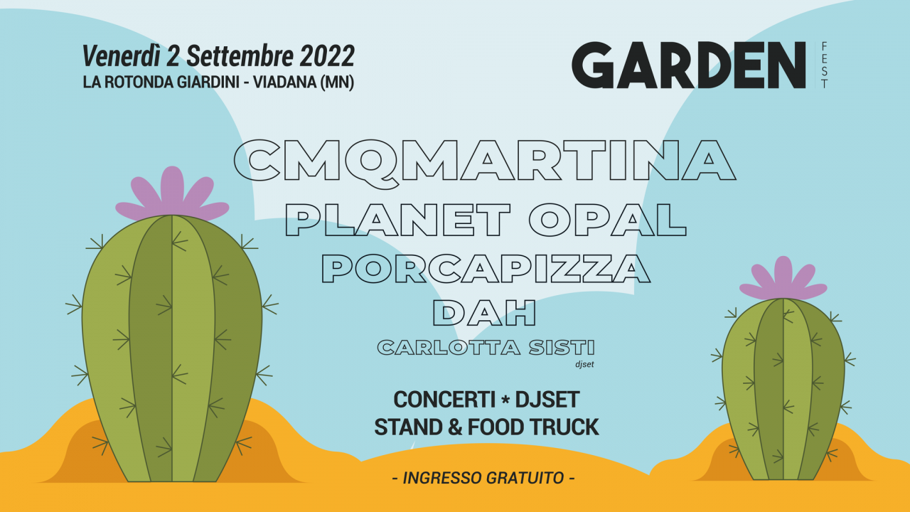 Il 2 settembre ritorna il Garden Fest a Viadana