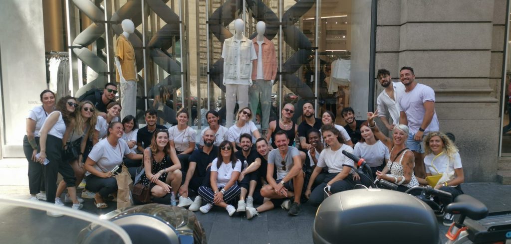 Lo staff di Zara Palazzo Bocconi in sciopero