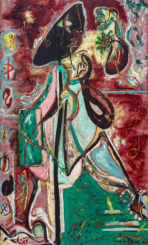 Jackson Pollock, La donna luna