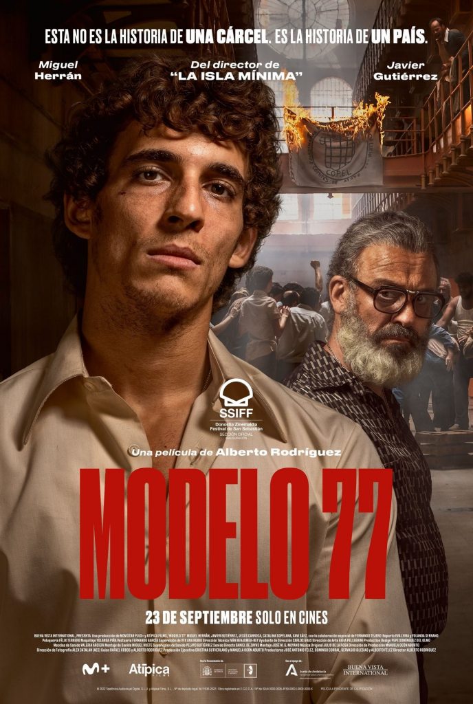 Miguel Herrán in Modelo 77, foto di IMDb https://www.imdb.com/title/tt15128358/