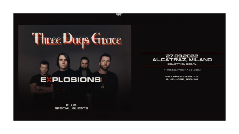 Three Days Grace – Alcatraz, Milano – 27 settembre 2022