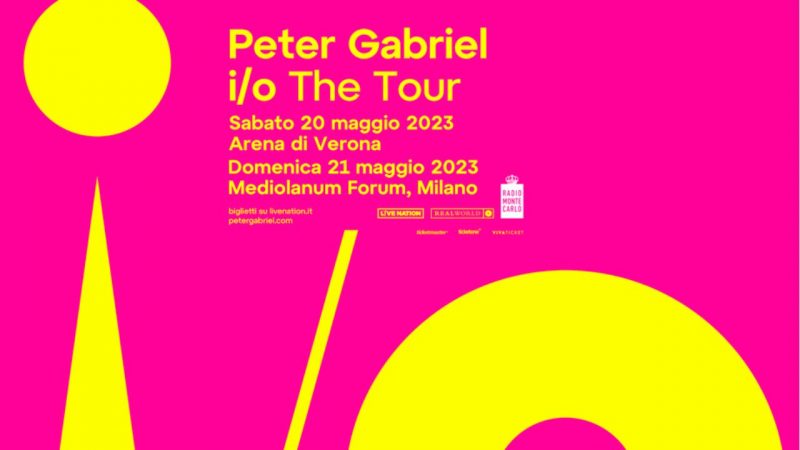 Peter Gabriel, due date in Italia