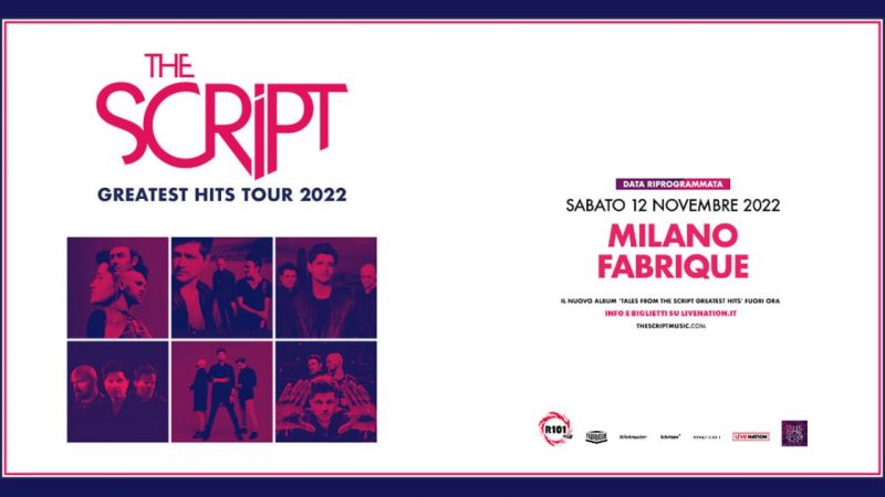 The Script – Fabrique, Milano – 12 novembre 2022