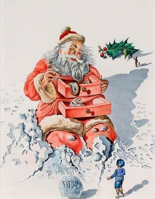 Babbo Natale Dalì