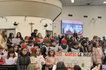 Al Bunker di Palermo il ‘No alla mafia’ dei bambini delle Madonie