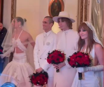 Maneskin si ‘sposano’ a Roma, matrimonio rock per lancio Rush – Video