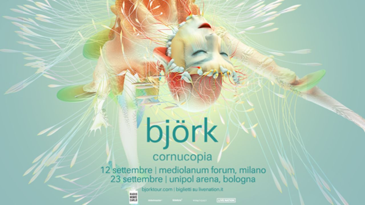 Björk in Italia con due date del tour “Cornucopia”