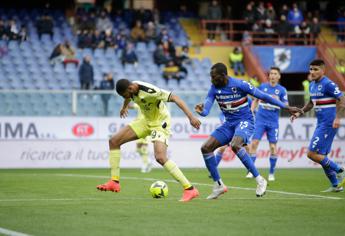 Samp-Udinese 0-1, gol di Ehizibue