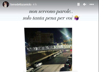 Striscioni contro Zaniolo, la sorella Benedetta: “Solo tanta pena per voi”