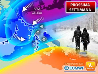 Gelo in arrivo dalla Russia, neve e maltempo sull’Italia: previsioni meteo prossima settimana