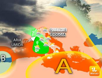 Meteo, arrivano le nubi e torna anche la pioggia