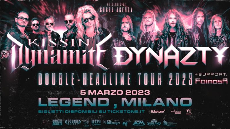 Kissin’ Dynamite e Dynatzy: gli orari del concerto di Milano