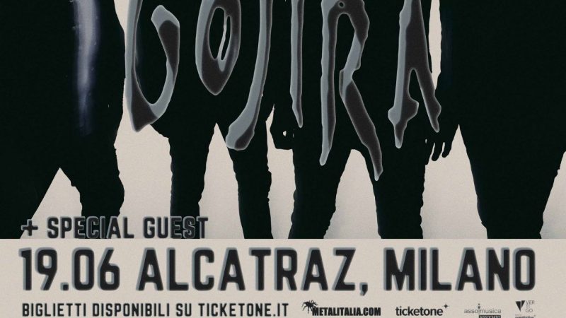 Gojira annunciano un nuovo concerto in Italia