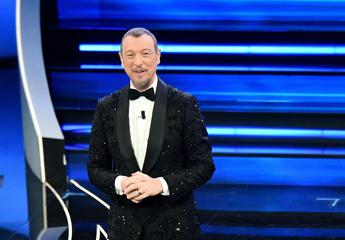 Sanremo 2023, Amadeus per i Colla Zio grida “Straguzzo”. Ma non è FantaSanremo