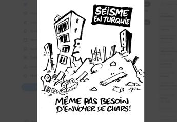 Terremoto, vignetta Charlie Hebdo paragona Turchia a Ucraina: polemiche