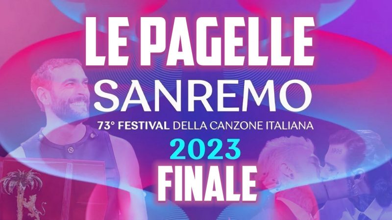 Sanremo 2023 - pagelle della finale e considerazioni