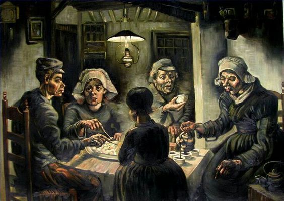 Vincent Van Gogh, i mangiatori di patate