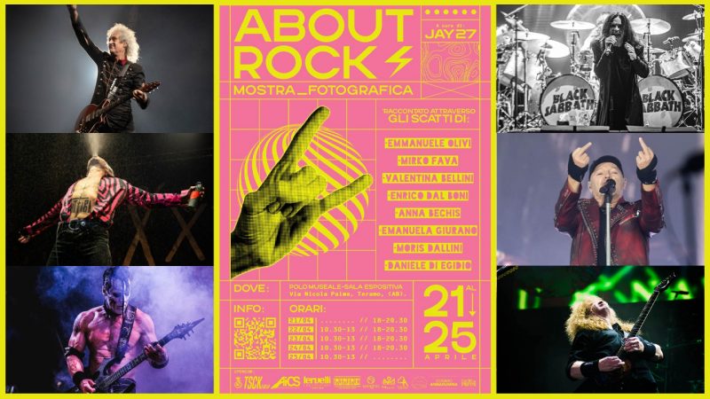 About Rock – Le fotografie del rock a Teramo dal 21 al 25 aprile