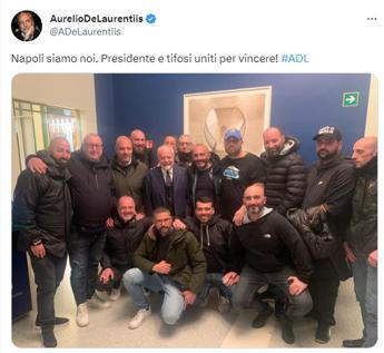 Napoli, ‘pace’ tra presidente De Laurentiis e tifosi