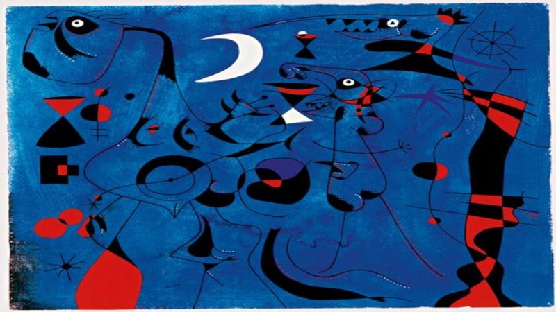 Figure di notte, Miró