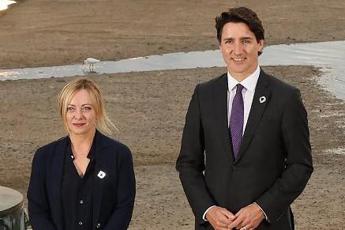 G7, botta e risposta Meloni-Trudeau su diritti Lgbtq