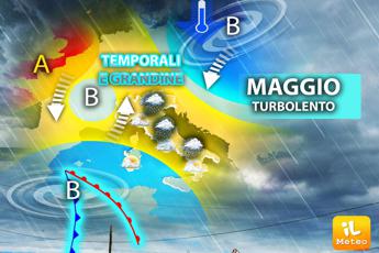 Violenti temporali con grandine al Nord, migliora nel weekend: previsioni meteo
