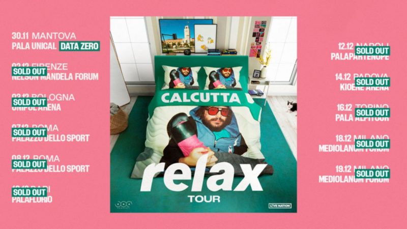 Calcutta annuncia la data zero del “Relax tour”