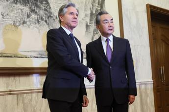Usa-Cina, Blinken a Pechino incontra capo della diplomazia cinese Wang Yi