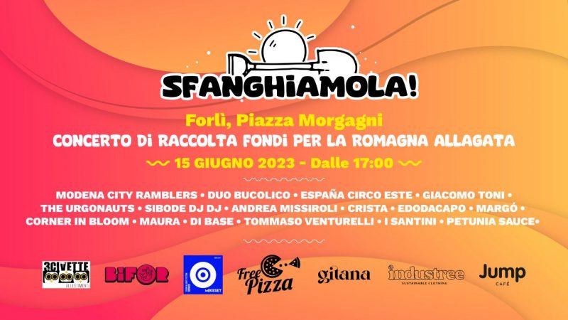 SFANGHIAMOLA! Forlì: concerto per la Romagna allagata