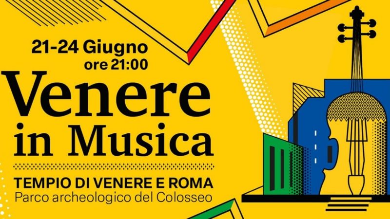 Venere in musica: dal 21 al 24/6 al Parco archeologico del Colosseo