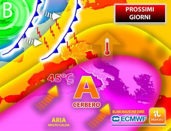 Caldo e afa, Italia bollente con anticiclone Cerbero: previsioni meteo