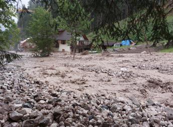 Nubifragio in Alto Adige, Sorafurcia parzialmente isolata