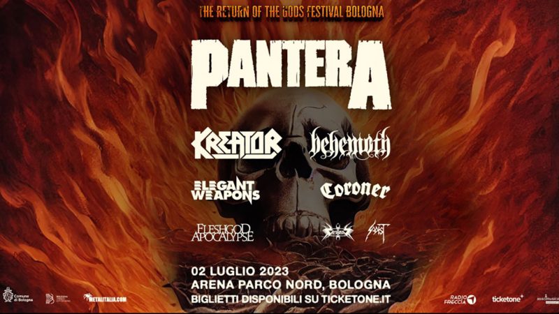 The Return Of The Gods, Pantera – Arena Parco Nord, Bologna – 2 luglio 2023