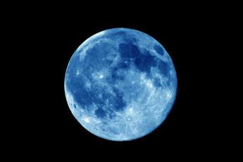 Il 31 nei cieli la Luna Blu, è la seconda ‘piena’ in un mese di calendario