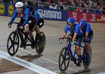 Mondiali ciclismo 2023, Italia d’argento nel tandem Team Sprint