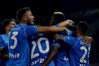 Napoli-Sassuolo 2-0, gol di Osimhen e Di Lorenzo