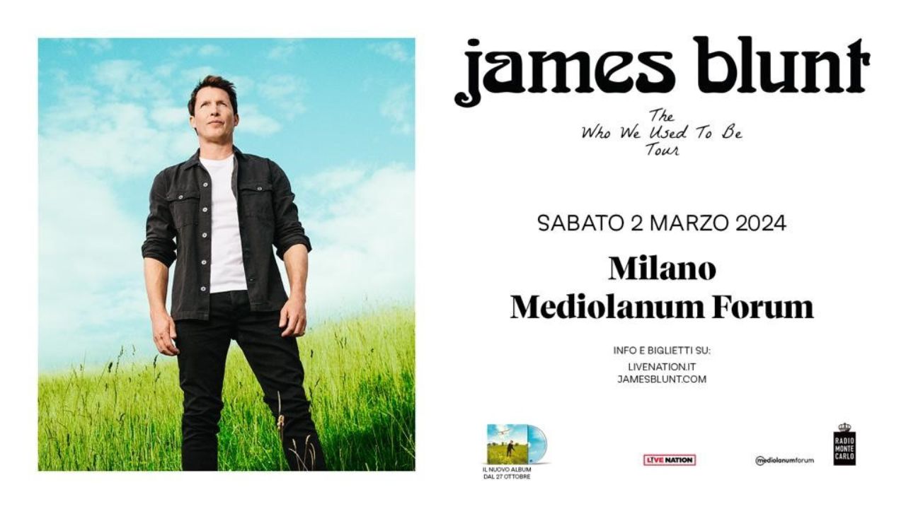 James Blunt ritorna in Italia con una data a Milano