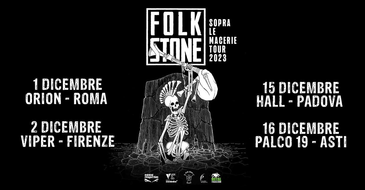 Folkstone, a Dicembre il “Sopra Le Macerie Tour”