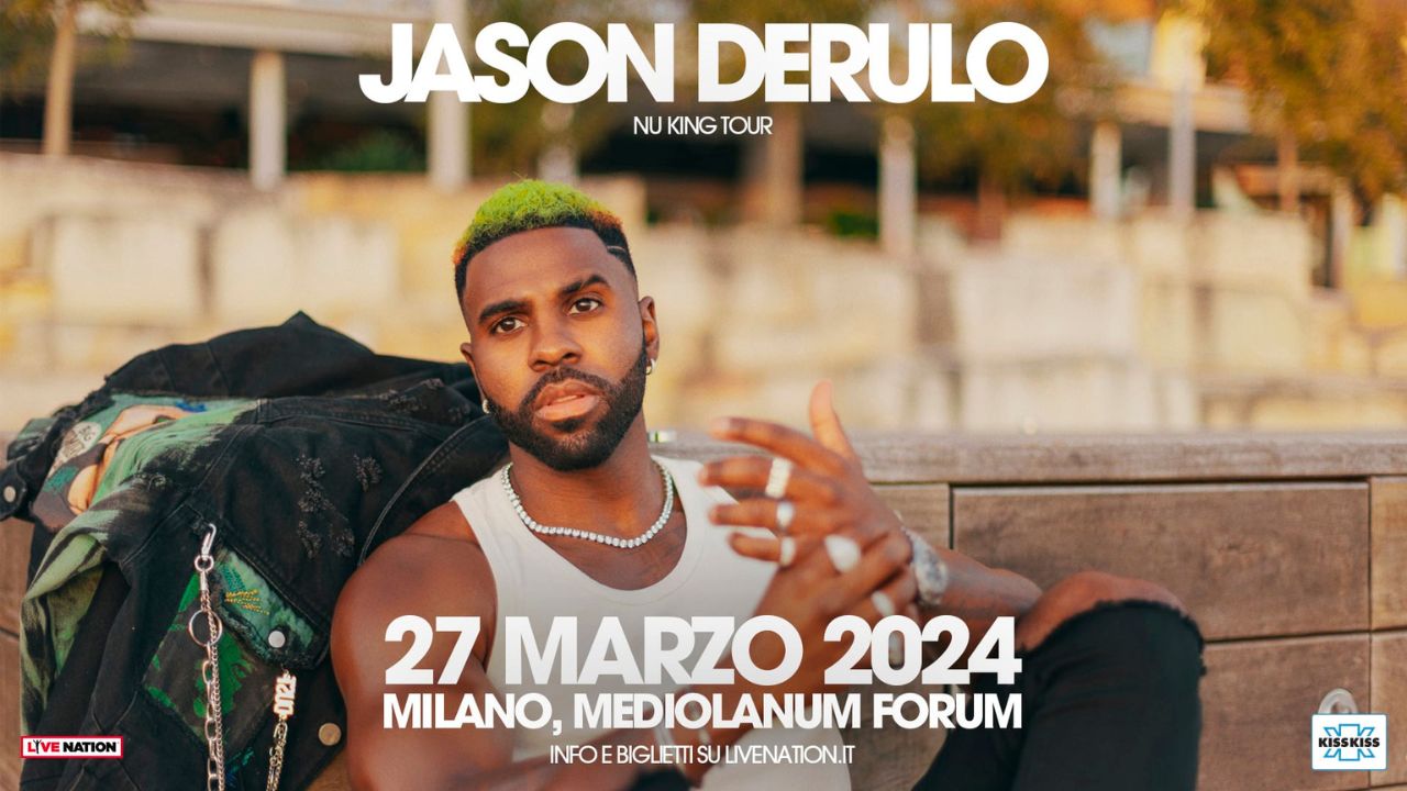 Jason Derulo, a grande richiesta torna in Italia