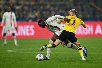 Champions, Borussia Dortmund-Milan 0-0: rossoneri sprecano, ora ‘spareggio’ con Psg