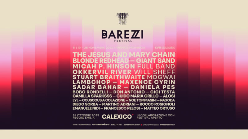 Barezzi Festival 2023 dal 19 al 26 Novembre a Parma