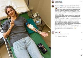 Chiara Ferragni dona sangue per la prima volta: “Grata a chi ha salvato Fedez”