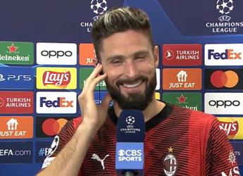 Giroud, la lezione in tv dopo Milan-Psg: “Non mi chiamo Girù” – Video