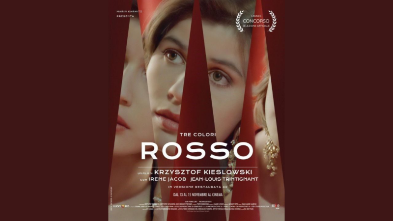 La trilogia dei colori di Krzysztof Kieślowski: Film Rosso solo il 13,14 e 15 novembre al cinema