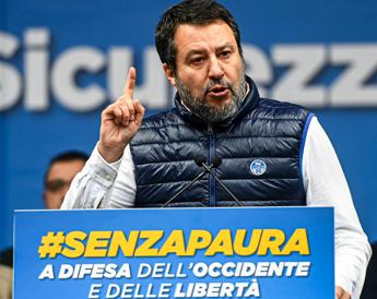 Manifestazione Lega, Salvini contro corteo pro Palestina: “Fascisti”